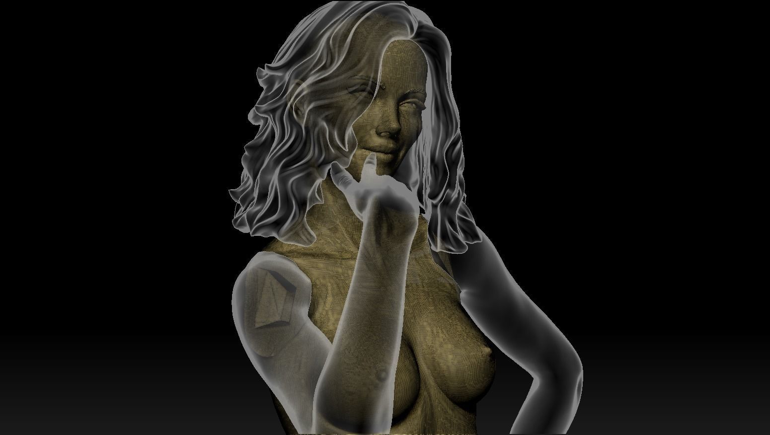 Female Nude Pose 3D Print 3D print model_9