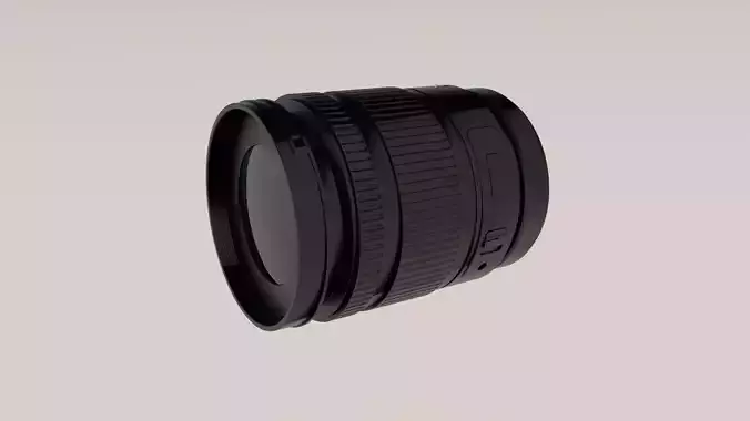 Camera Lens 3D model