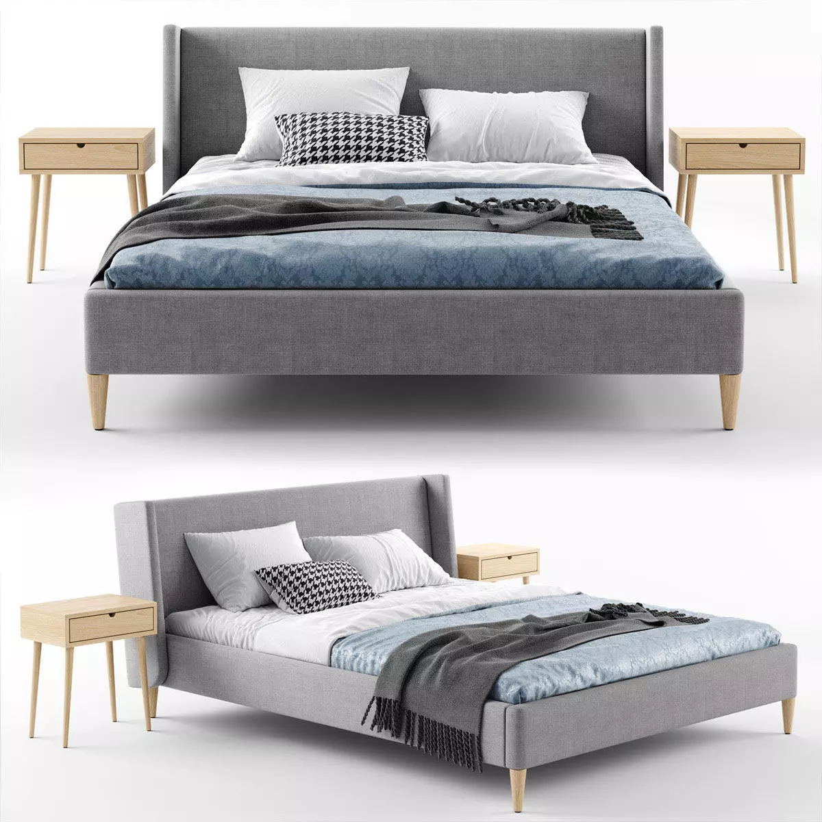 JYSK Kungshamn Bed 3D model