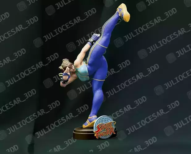 Street fighter - Chun Li 3D print model