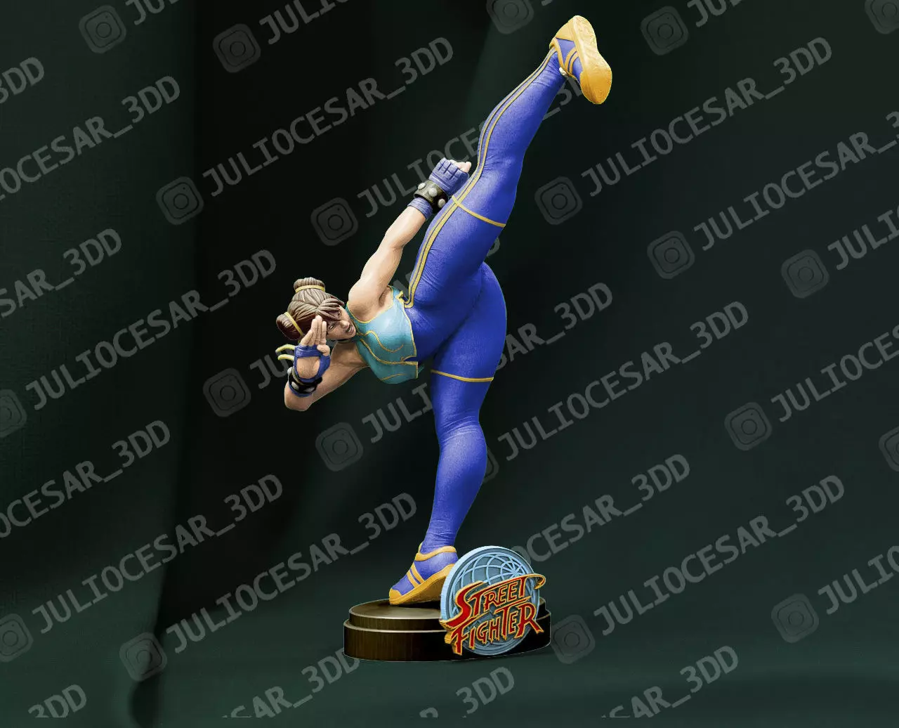 Street fighter - Chun Li 3D print model_0