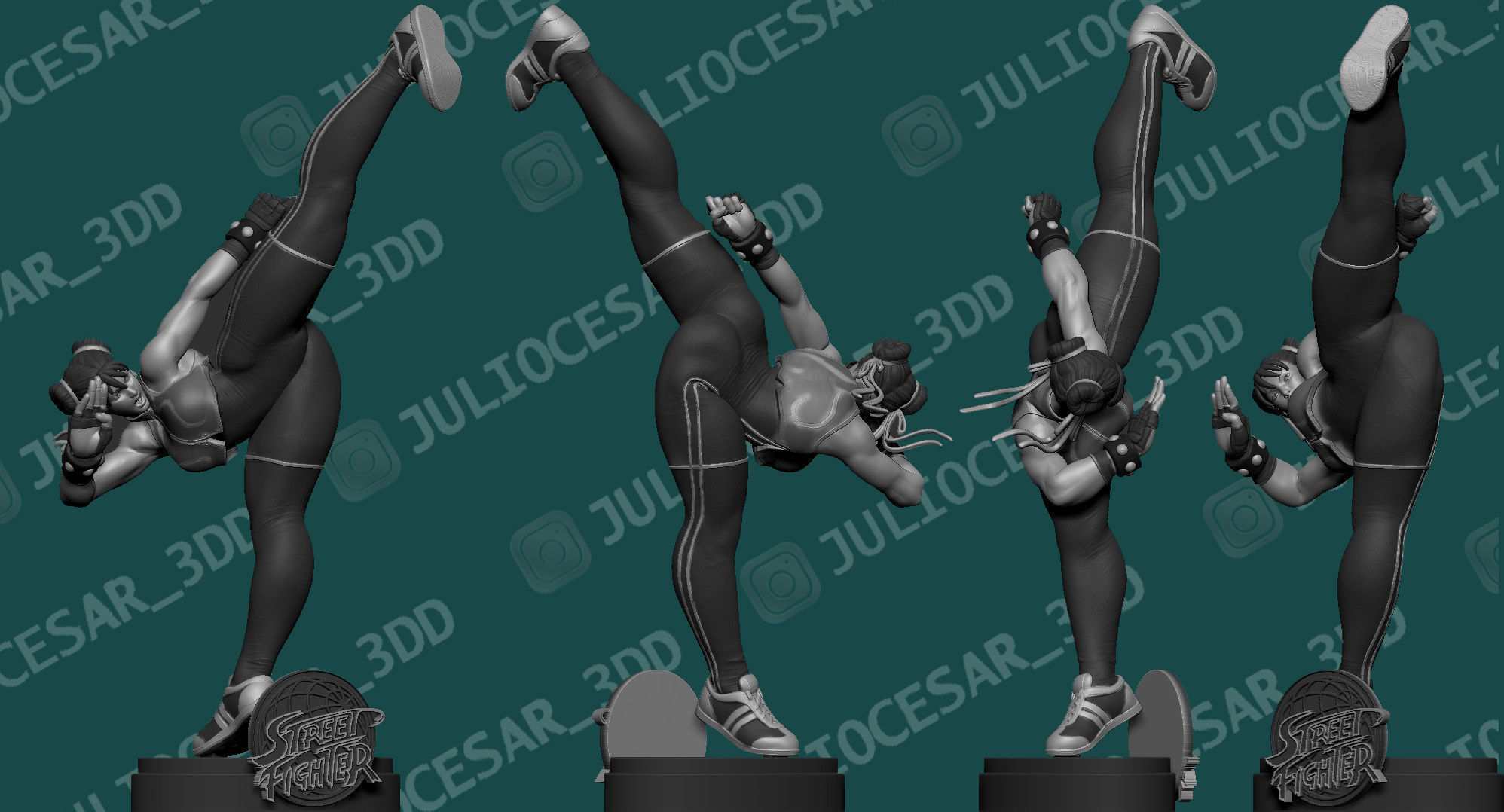 Street fighter - Chun Li 3D print model_2
