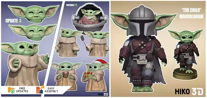 The Mandalorian - Child Yoda Collection 