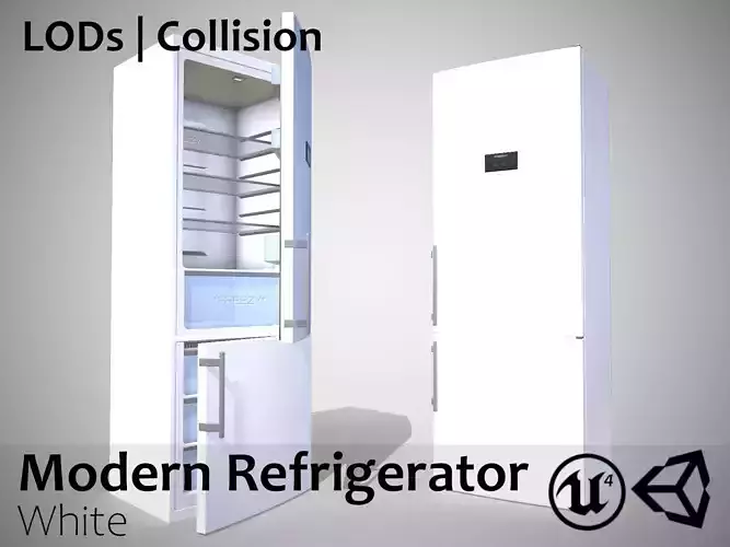 Modern Refrigerator White - Updated for 2021