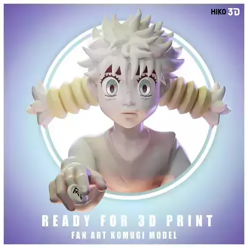 Komugi - Hunter x Hunter - 3D FanArt - 3D print model
