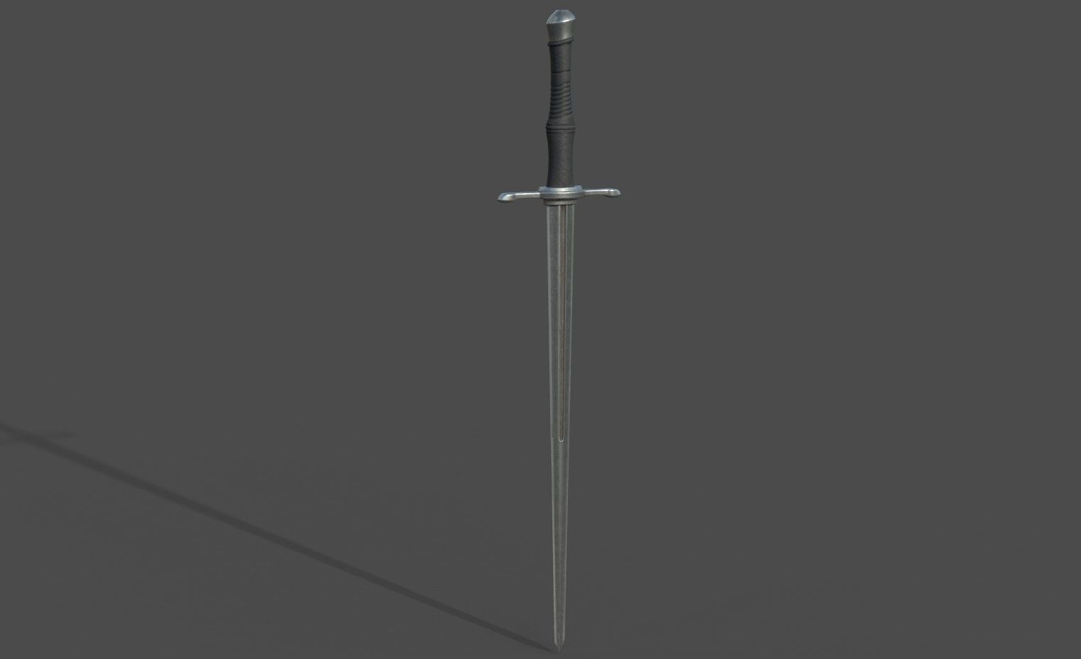 Sword Low-poly 3D model_1
