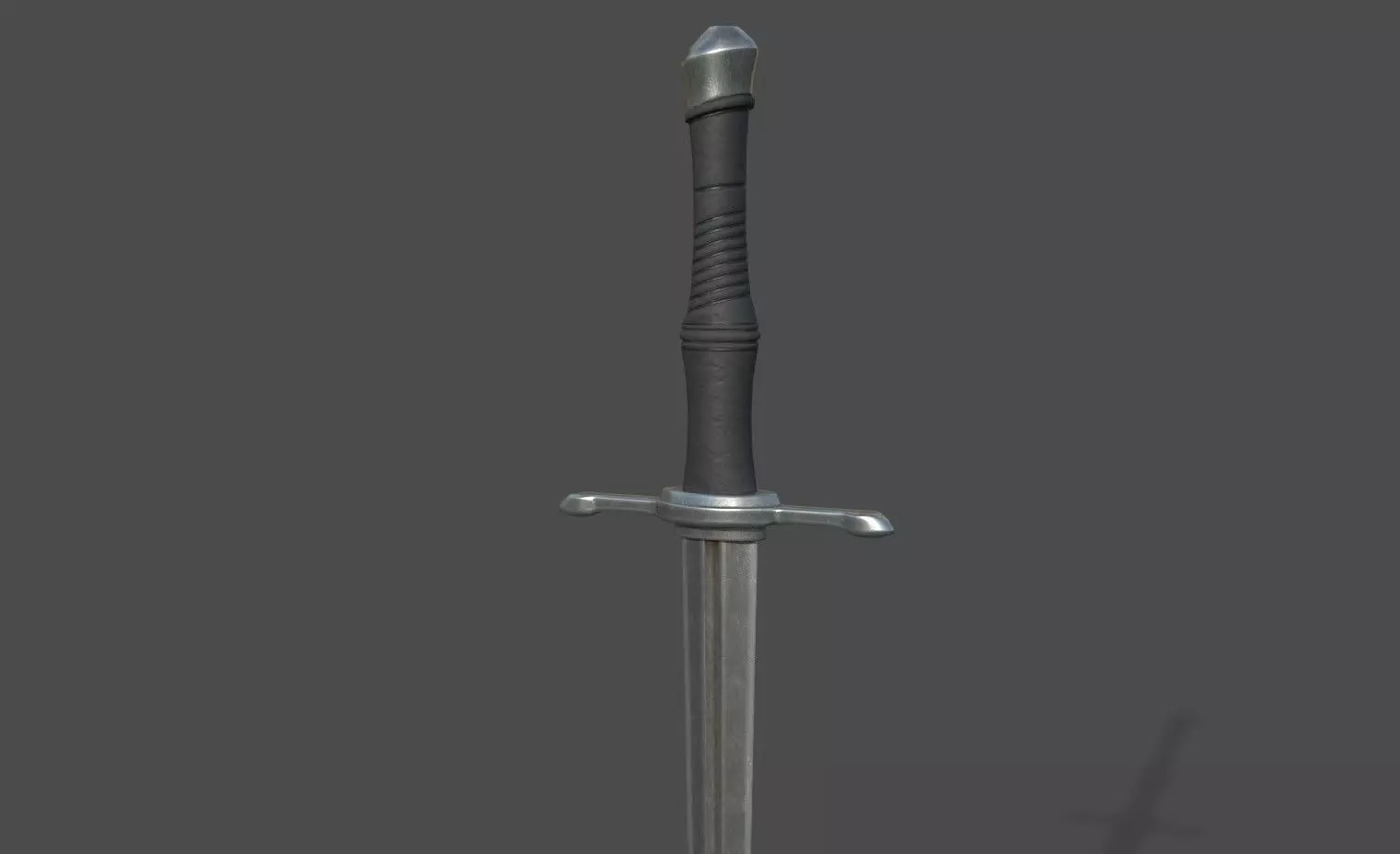 Sword Low-poly 3D model_0