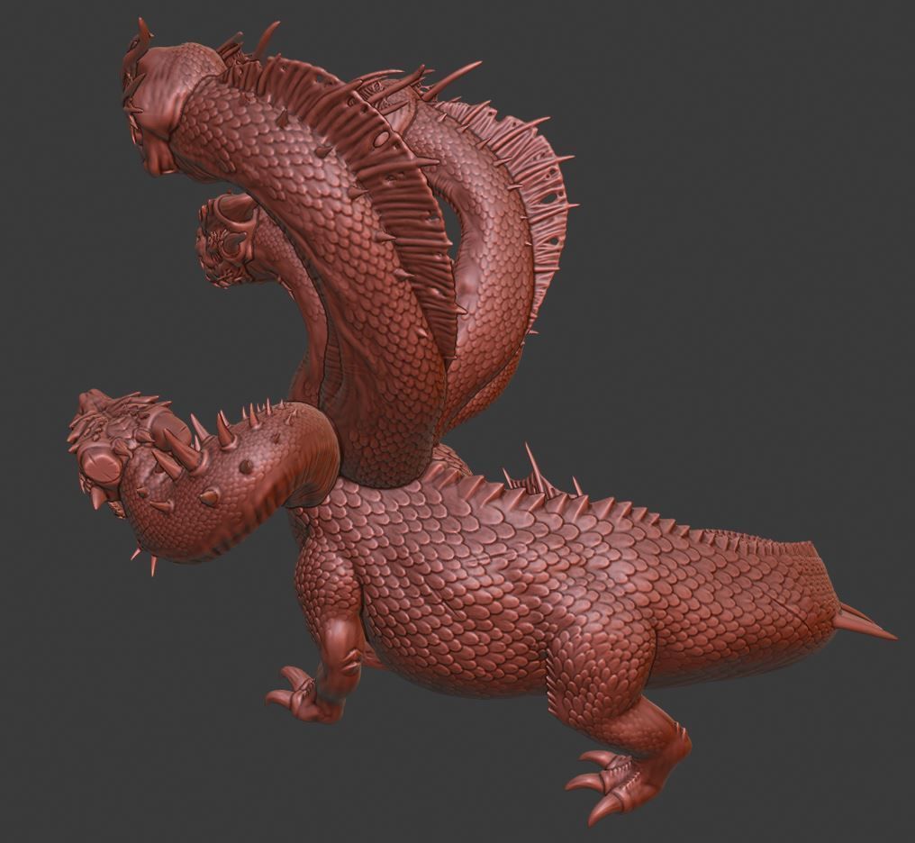 Hydra Model for 3D Print 3D print model_9