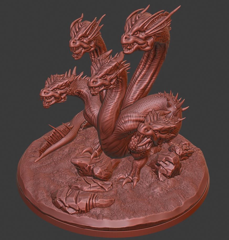Hydra Model for 3D Print 3D print model_6