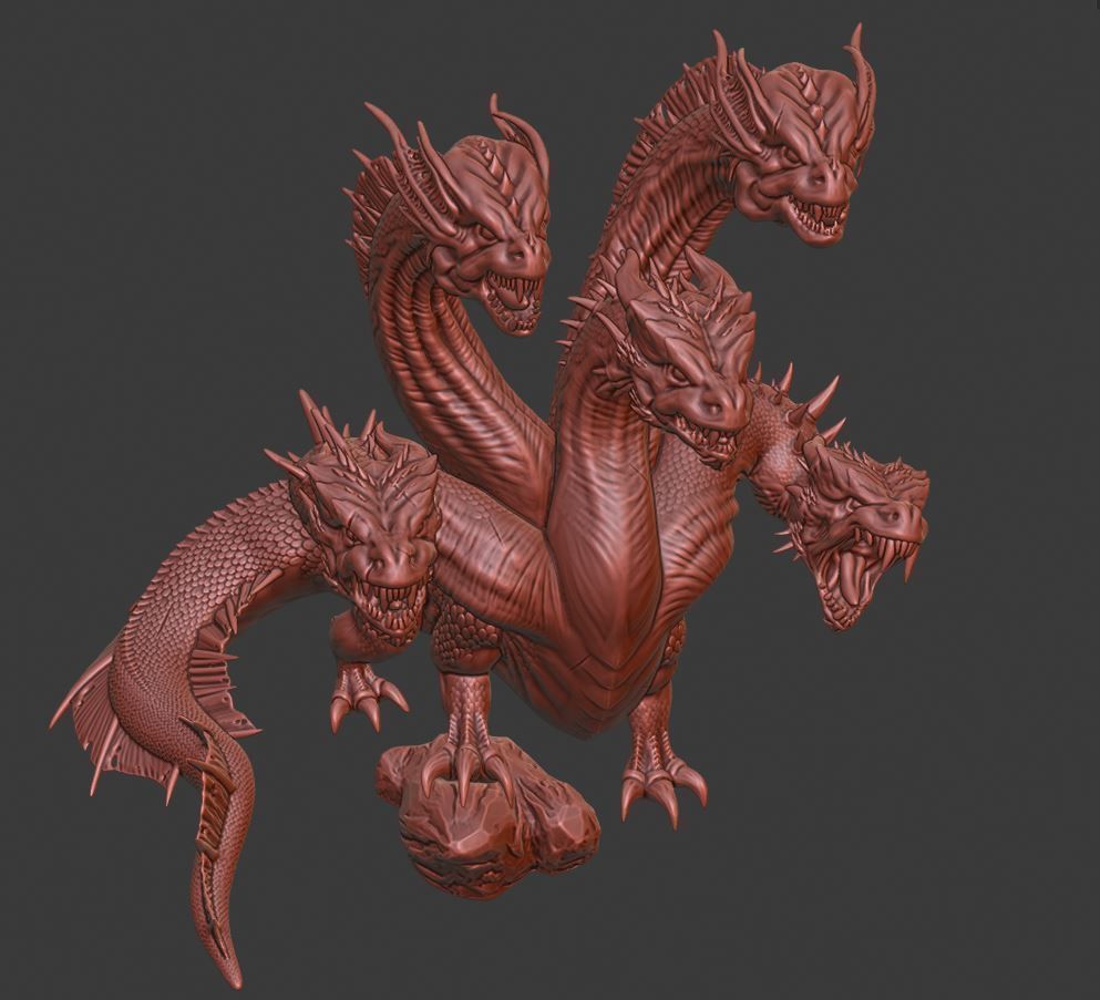 Hydra Model for 3D Print 3D print model_7