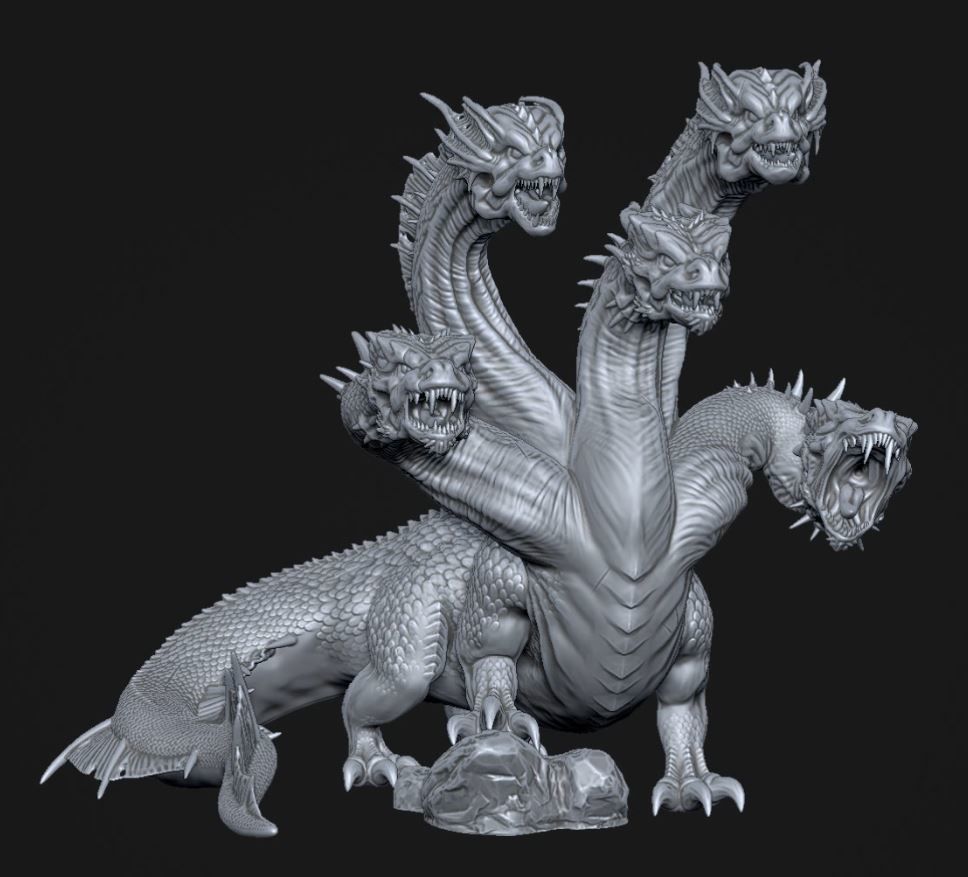 Hydra Model for 3D Print 3D print model_11