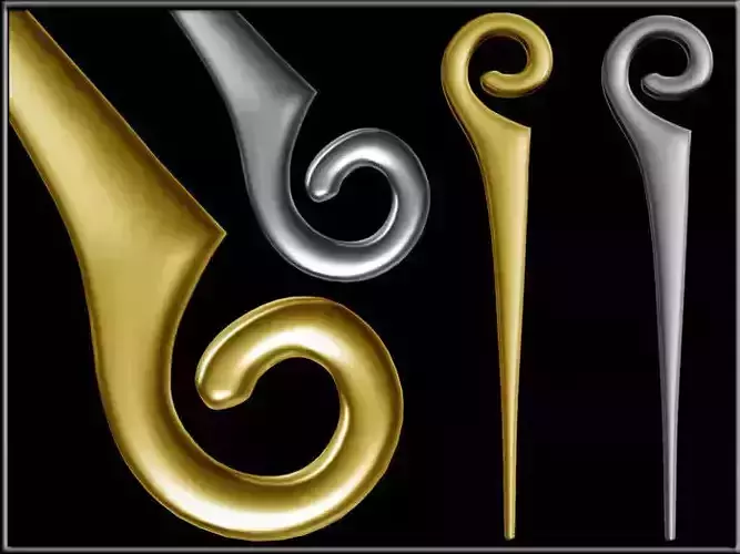 Metal pin whirlpool pick