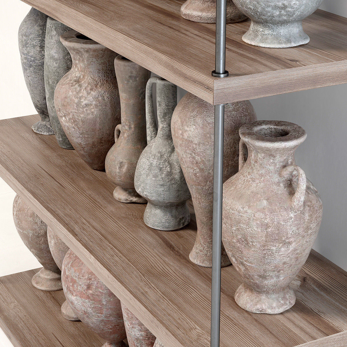 Dishes decor clay BIG collection n1 3D model_8