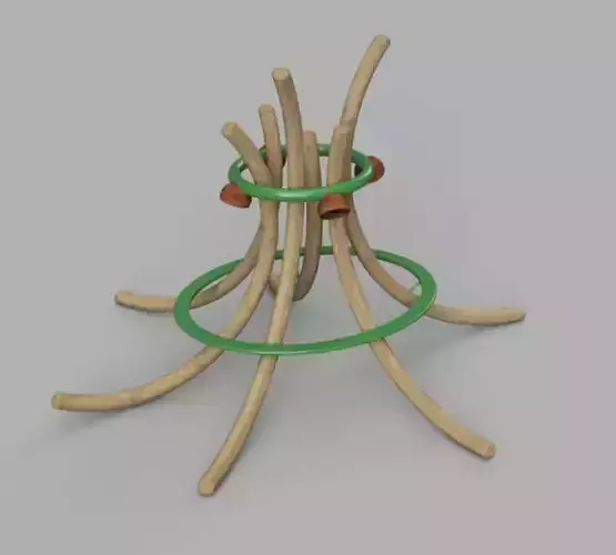 Tree like public seating