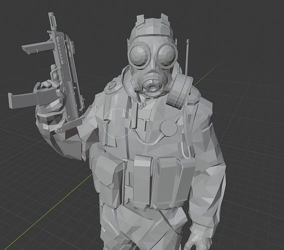 SAS Agent - Counter Strike - CSGO 3D print model