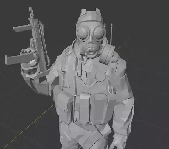 SAS Agent - Counter Strike - CSGO 3D print model