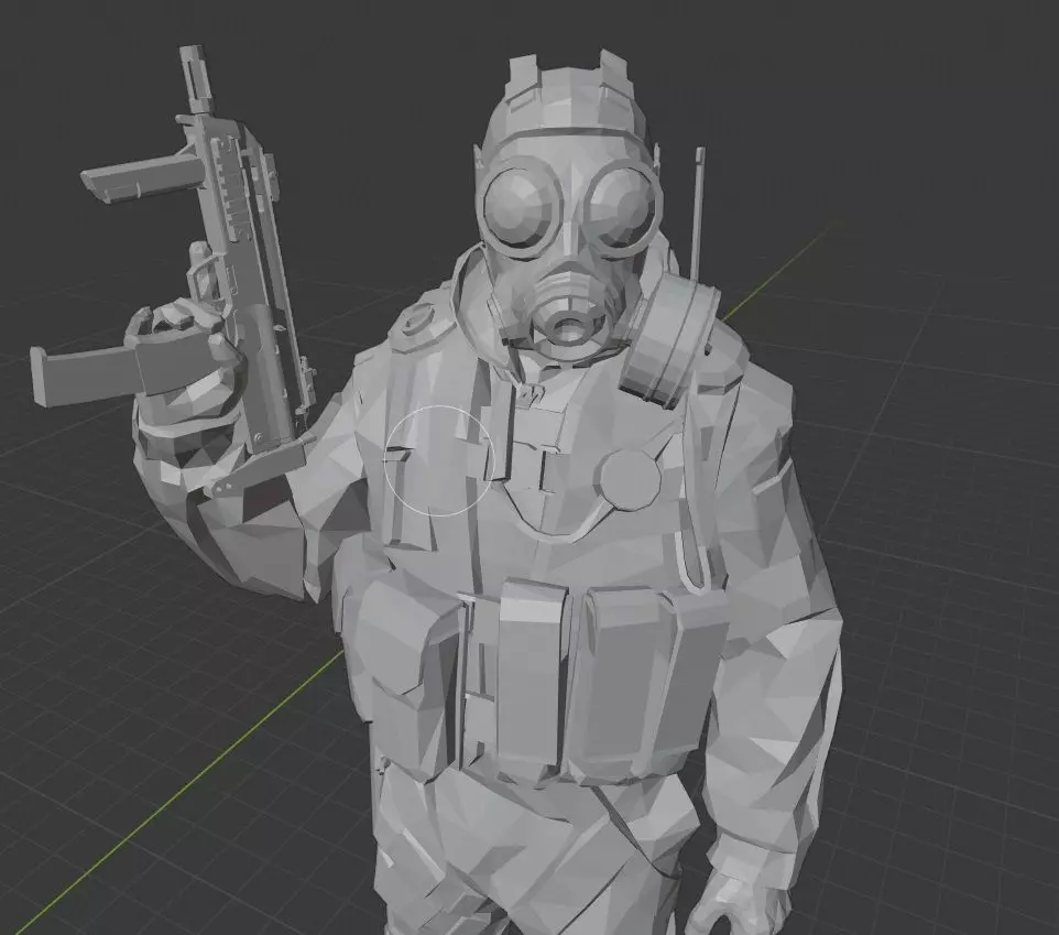 SAS Agent - Counter Strike - CSGO 3D print model_0