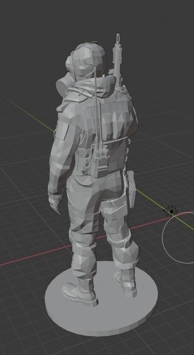 SAS Agent - Counter Strike - CSGO 3D print model_3