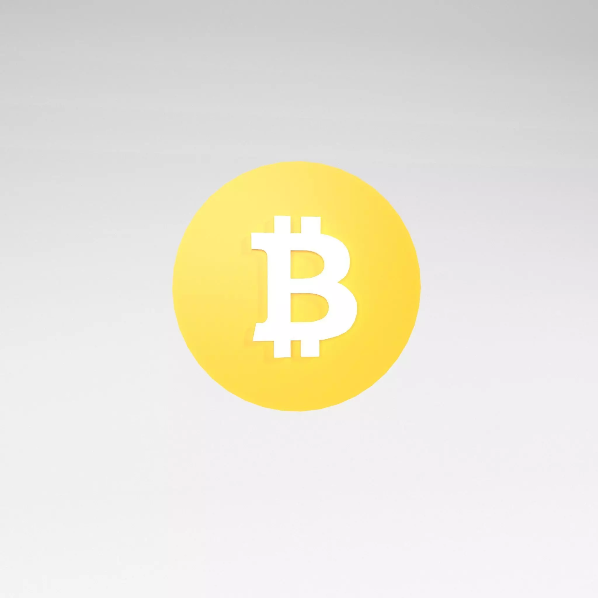Bitcoin SV v1 001 Low-poly 3D model