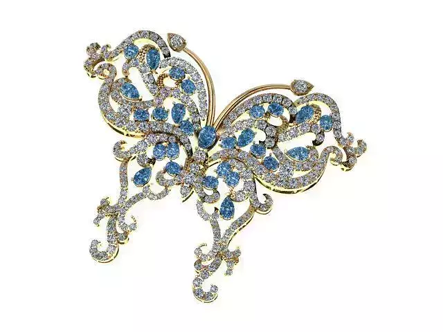 Butterfly brooche