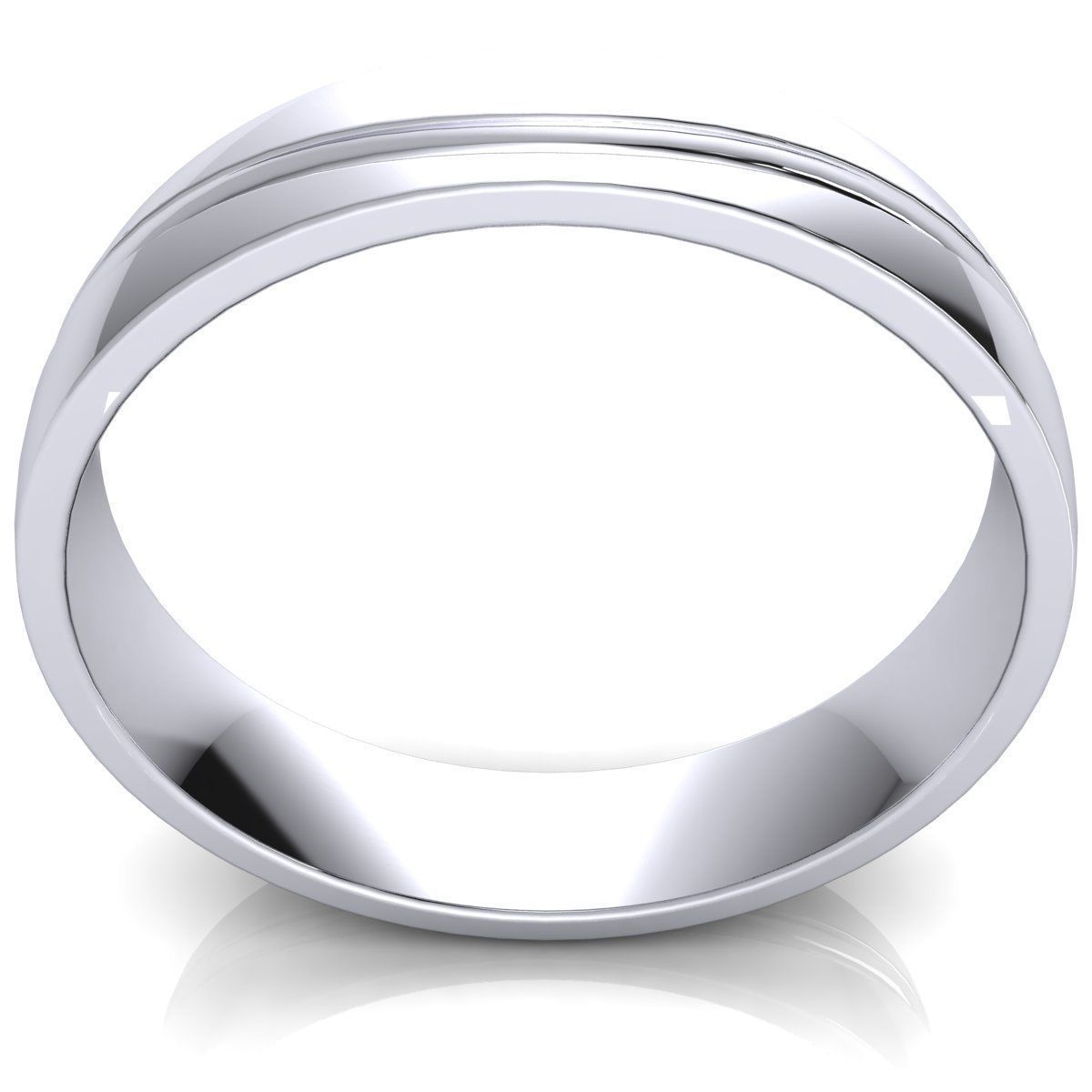 Plain Band Ring 3d Model Print  3D print model_3