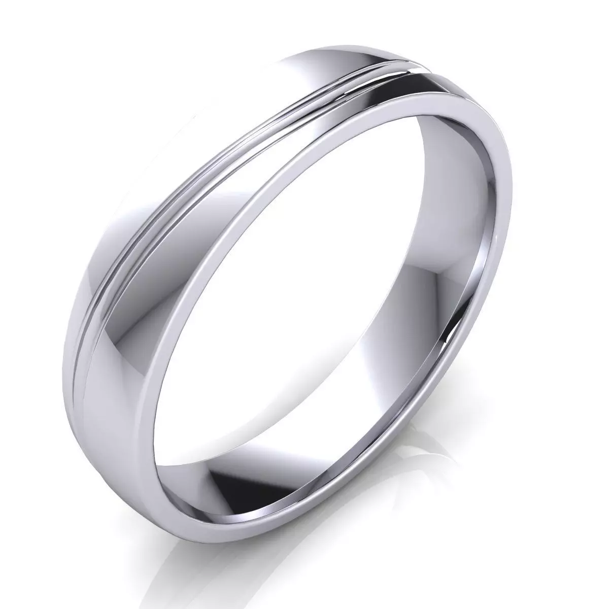 Plain Band Ring 3d Model Print  3D print model_0