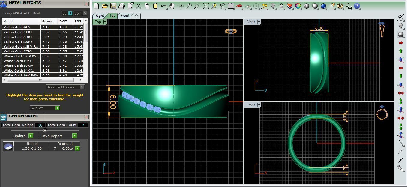 Plain Band Ring 3d Model Print  3D print model_8