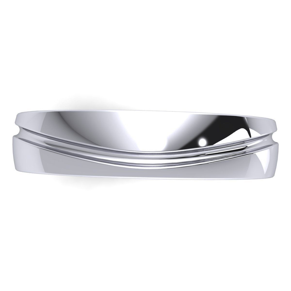 Plain Band Ring 3d Model Print  3D print model_6