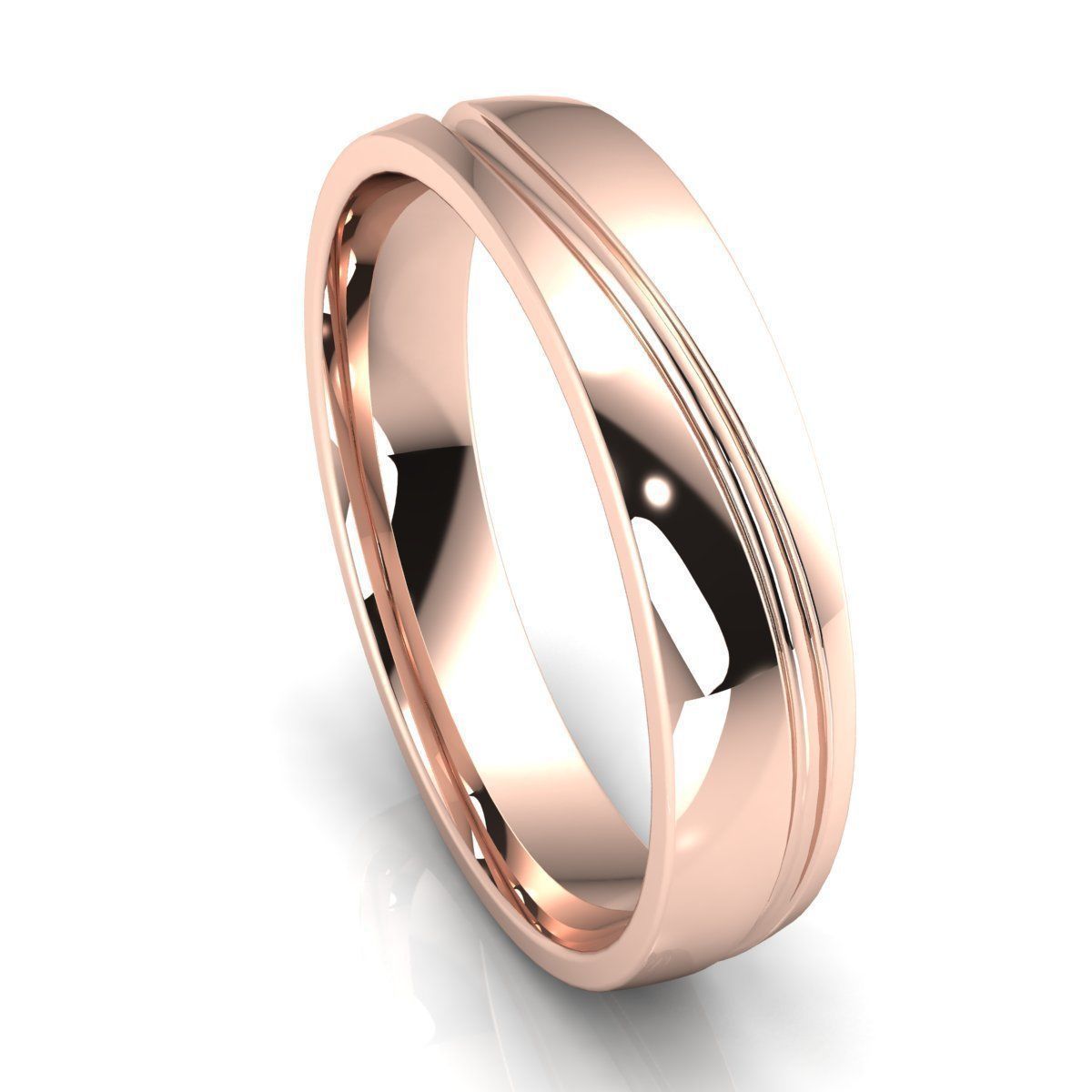 Plain Band Ring 3d Model Print  3D print model_11