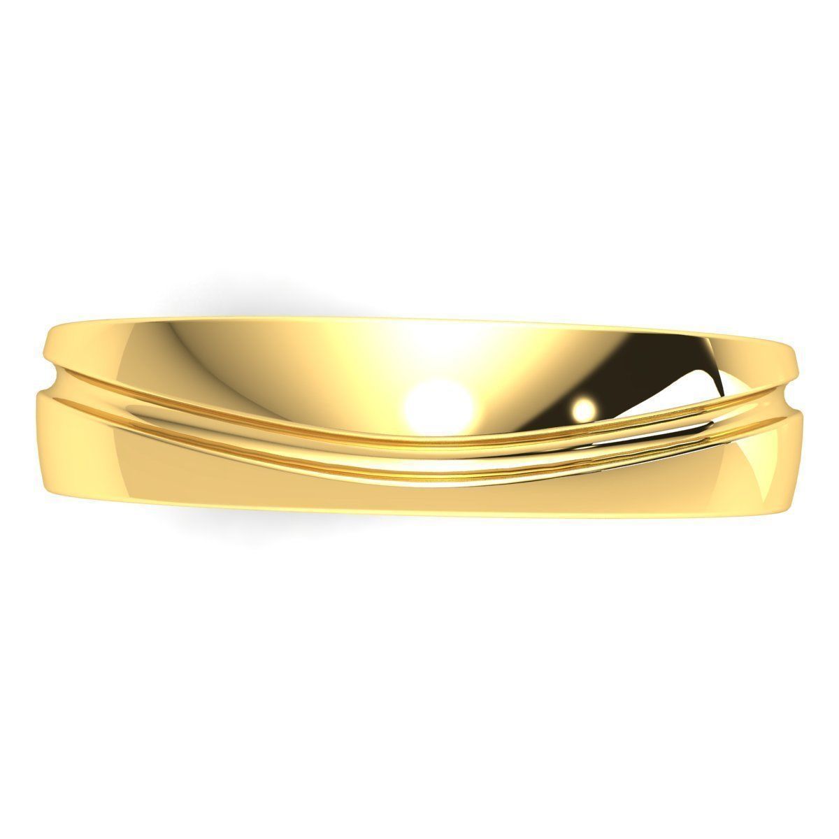 Plain Band Ring 3d Model Print  3D print model_9