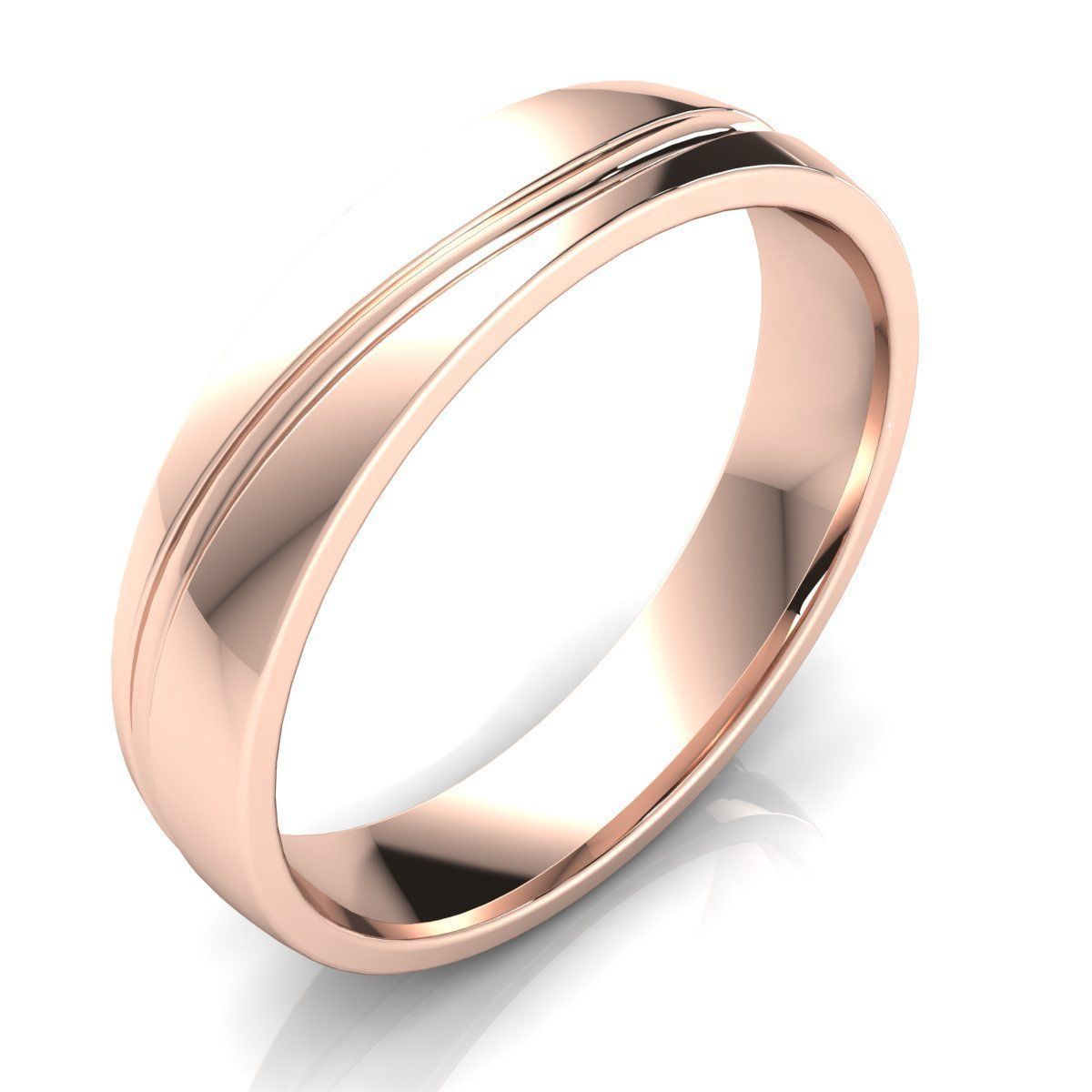 Plain Band Ring 3d Model Print  3D print model_1