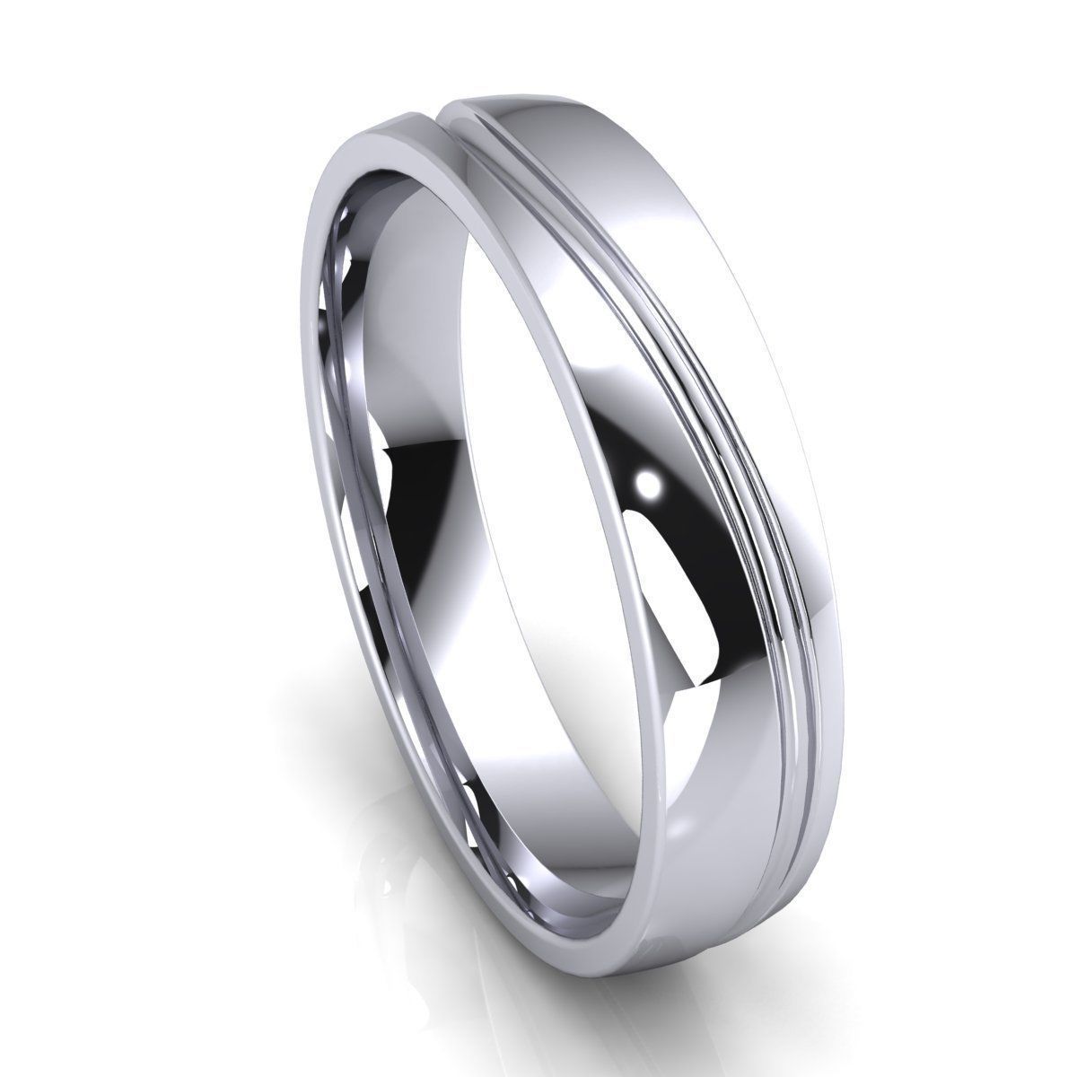 Plain Band Ring 3d Model Print  3D print model_10