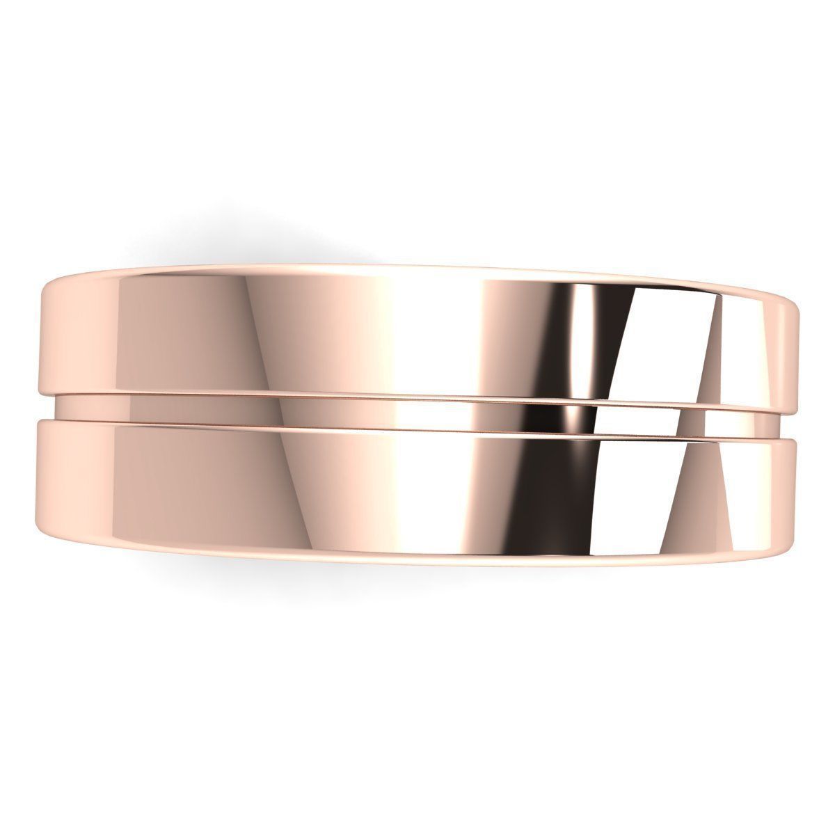 Plain Band Ring 3D print model_8