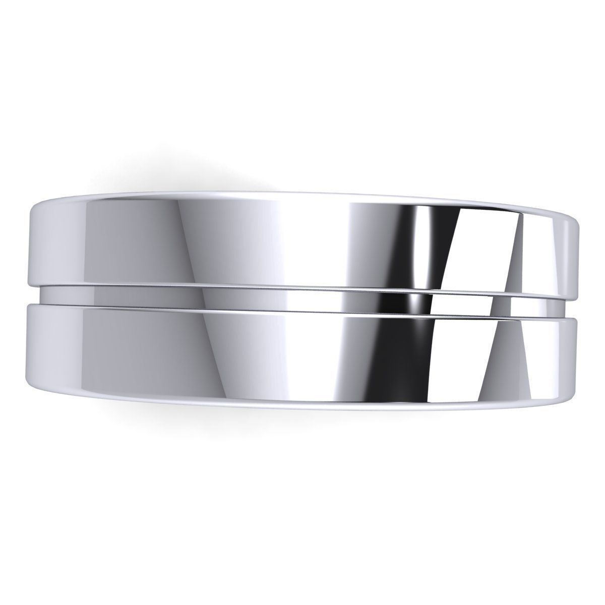 Plain Band Ring 3D print model_7