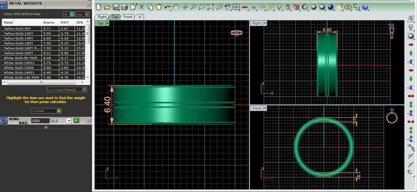 Plain Band Ring 3D print model_4