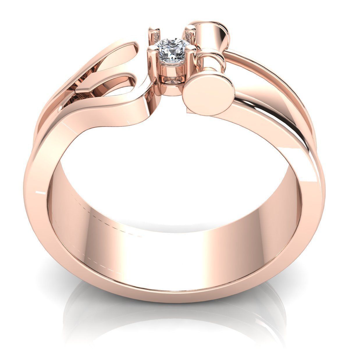 Fancy Ring 3d model print 3D print model_5