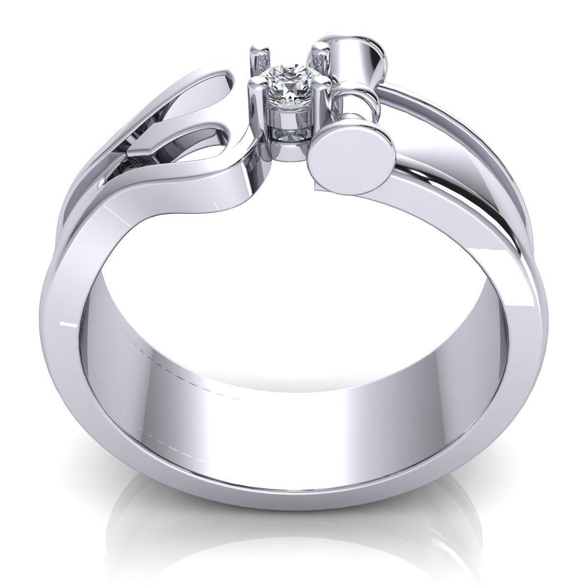 Fancy Ring 3d model print 3D print model_3