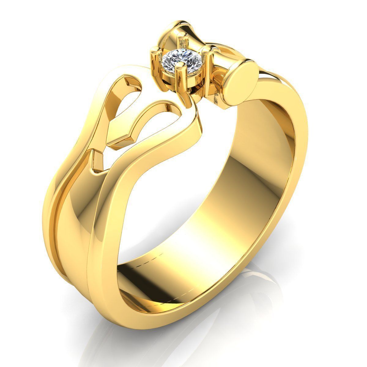 Fancy Ring 3d model print 3D print model_2