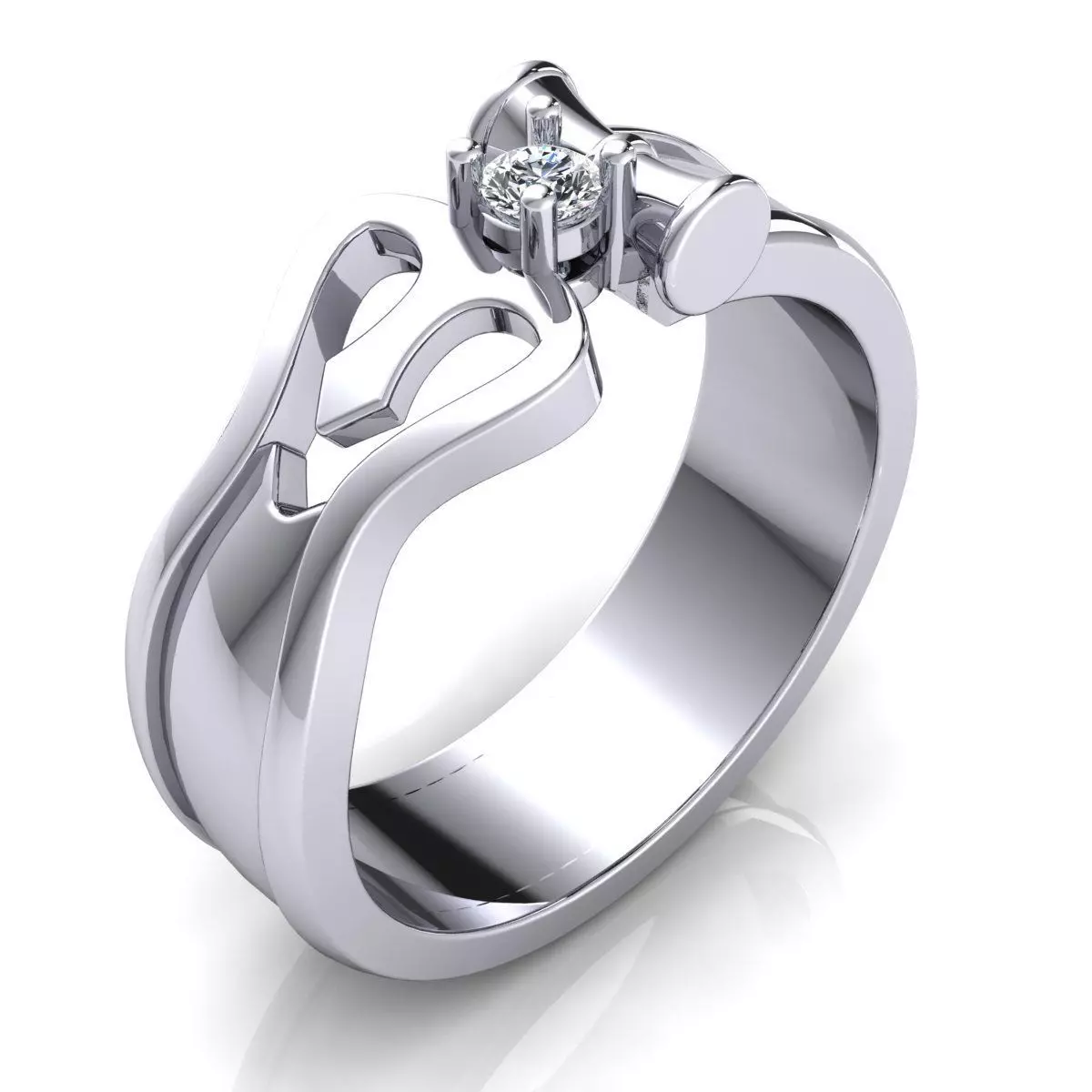 Fancy Ring 3d model print 3D print model_0