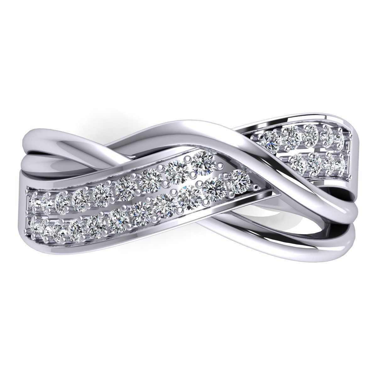 luxury Diamond Ring 3d Model print 3D print model_6