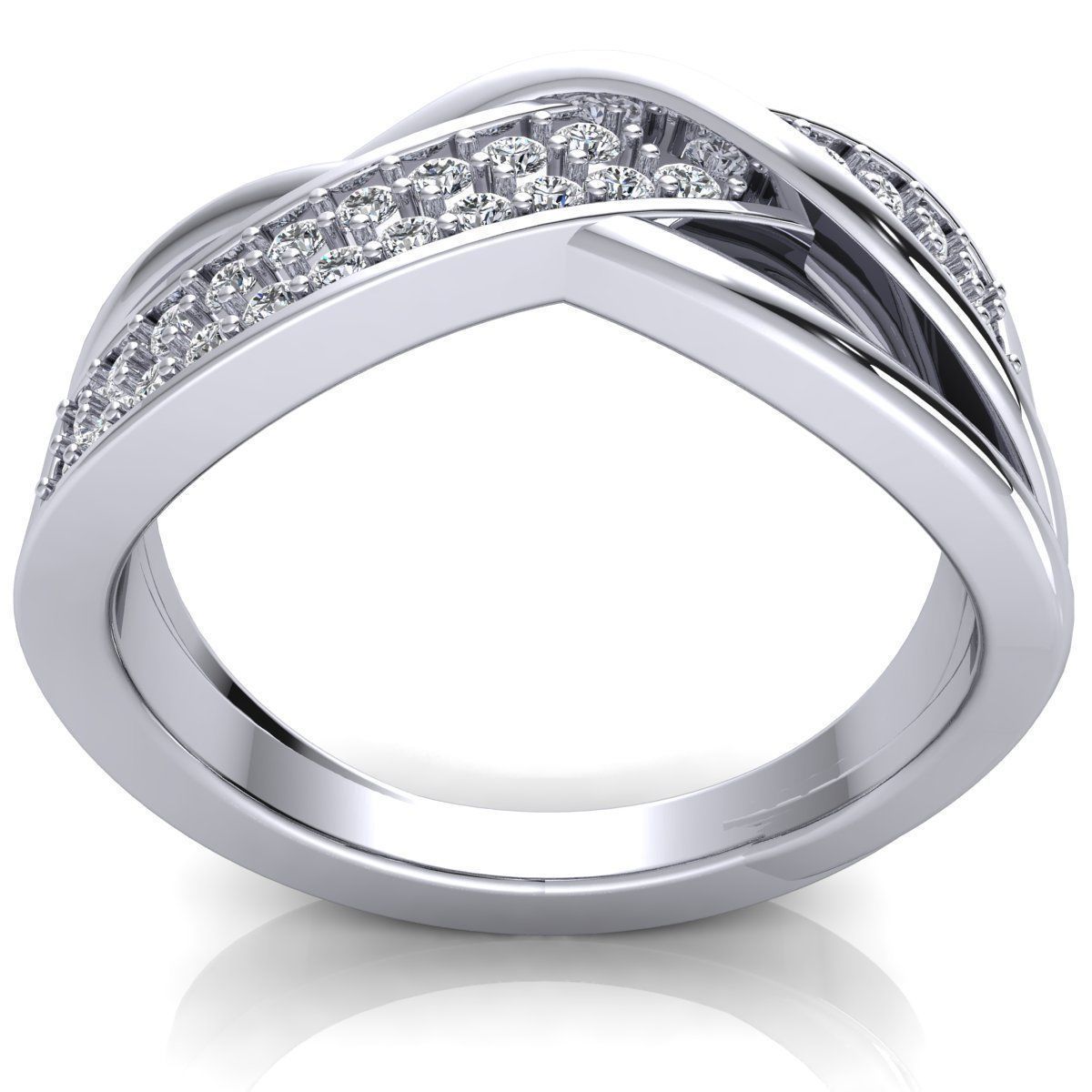 luxury Diamond Ring 3d Model print 3D print model_3
