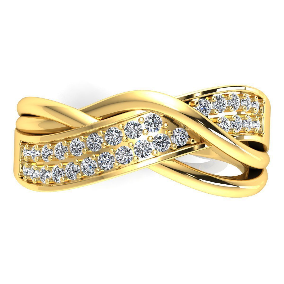 luxury Diamond Ring 3d Model print 3D print model_9