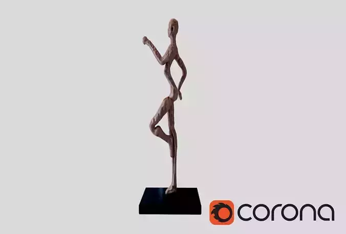 Human sculpture 3D model