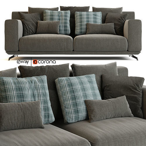 Ditre Italia Dalton sofa  3D model