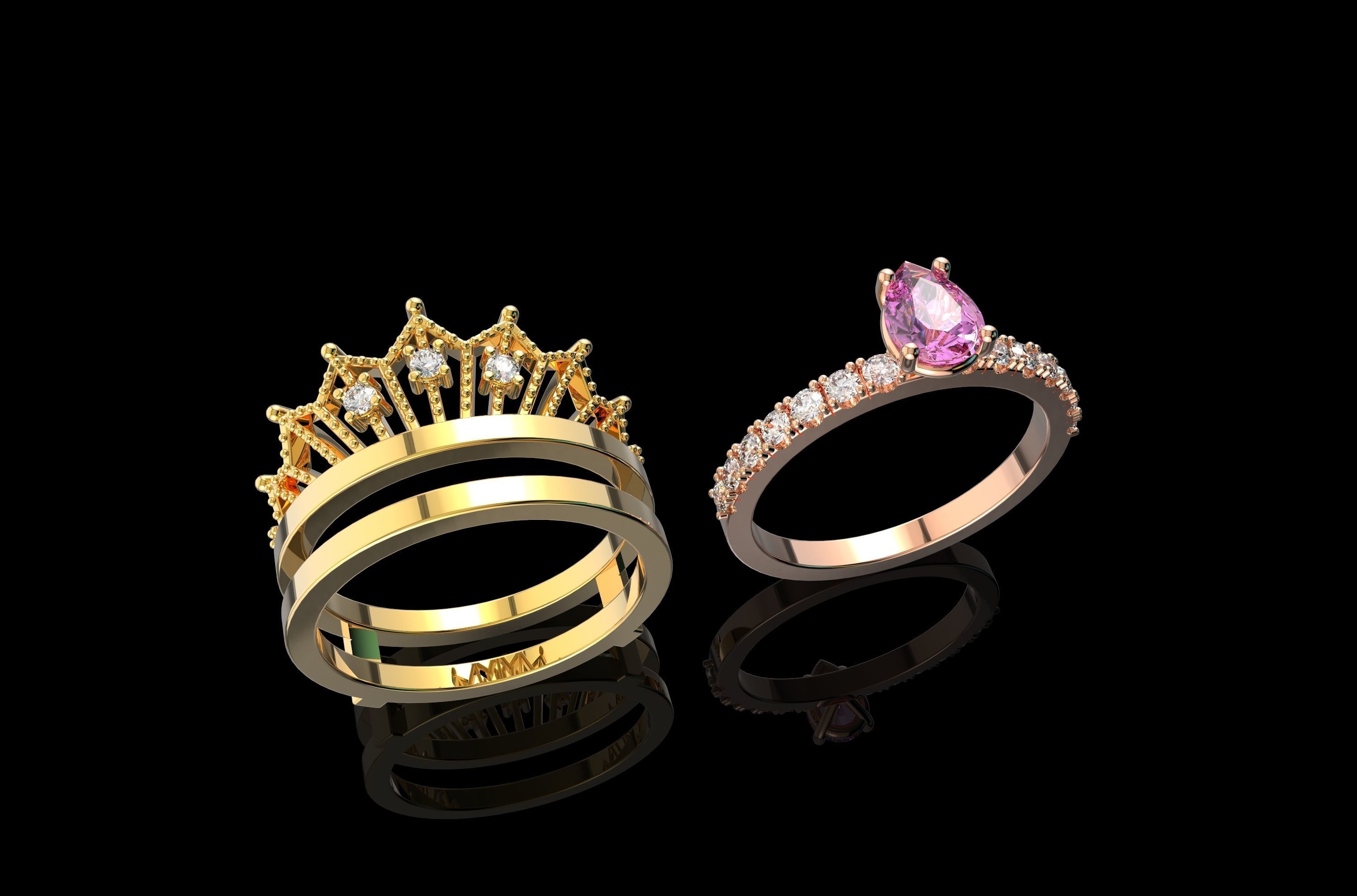 Gold N768 3D print model_4