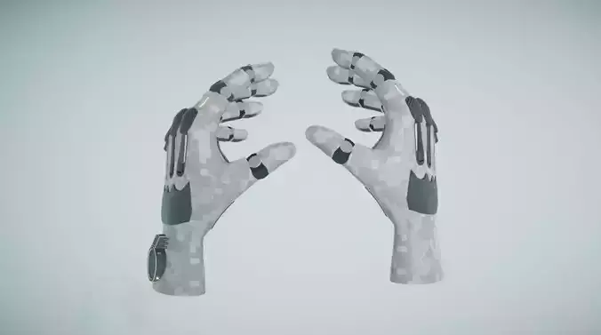 Sci Fi VR Hand Low-poly 3D model Sci Fi VR Hand Low-poly 3D model