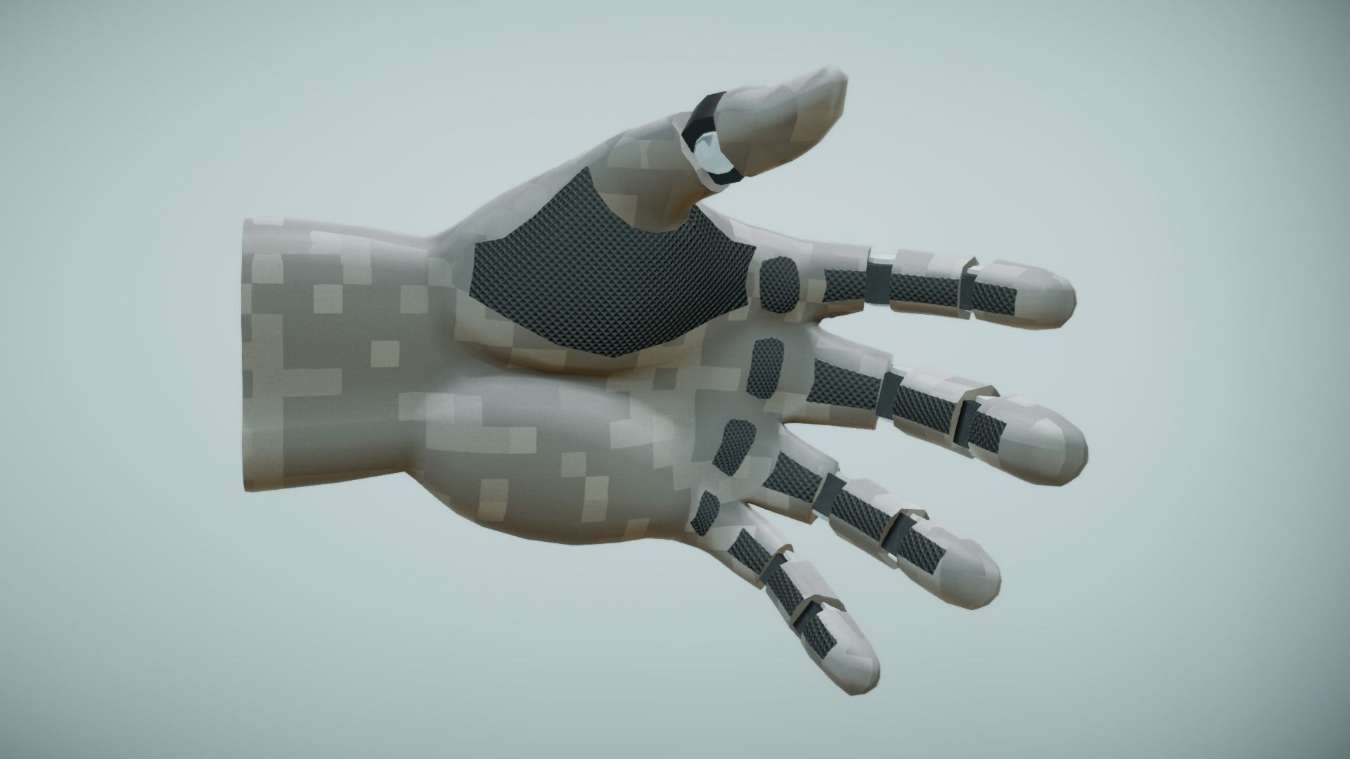Sci Fi VR Hand Low-poly 3D model_6