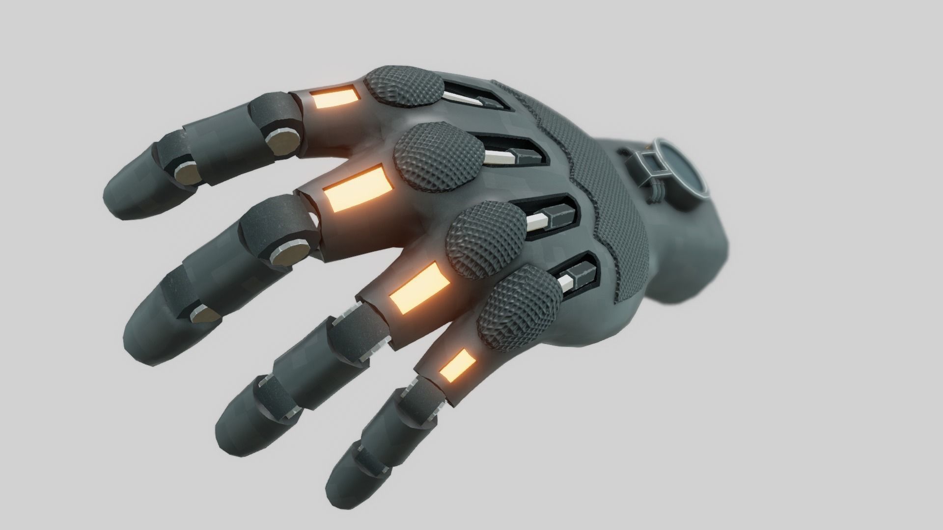 Sci Fi VR Hand Low-poly 3D model_10