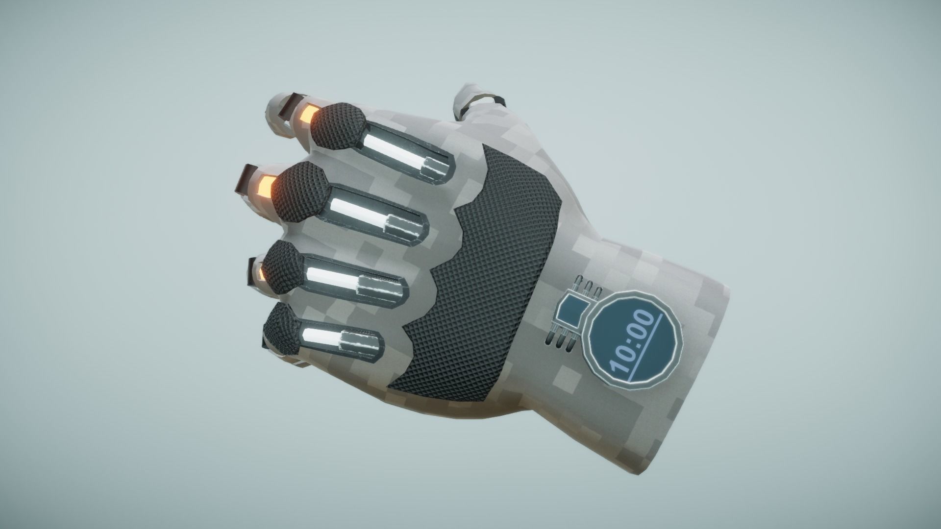 Sci Fi VR Hand Low-poly 3D model_7