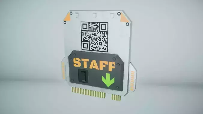 Sci fi Chip Free low-poly 3D model Sci fi Chip Free low-poly 3D model